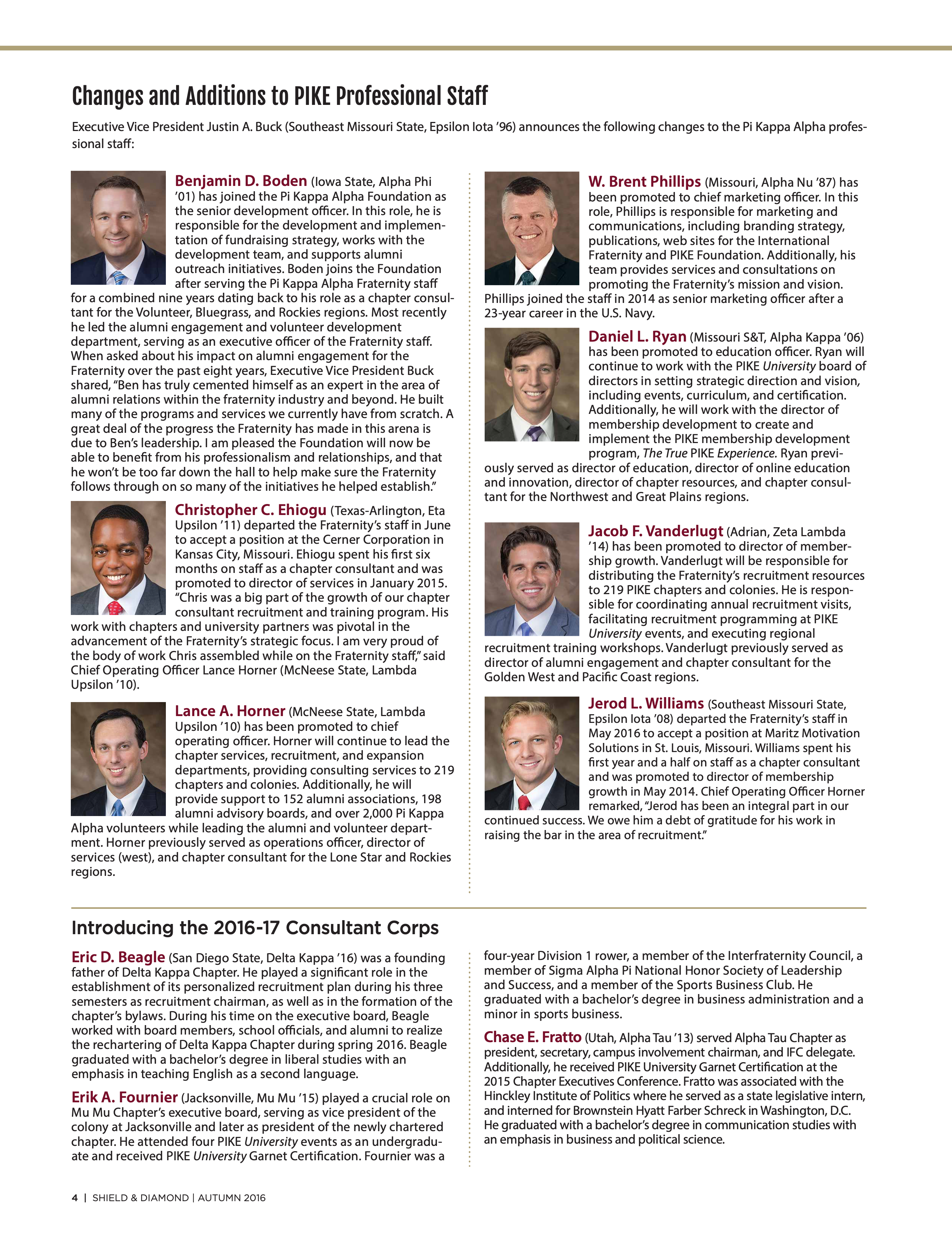 Introducing the 2016-17 Consultant Corps